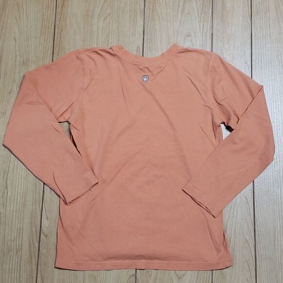 LIFE IS GOOD BOY'S ORANGE SKATEBOARD LONG-SLEEVE T-SHIRT, SIZE LARGE - Picture 6 of 7